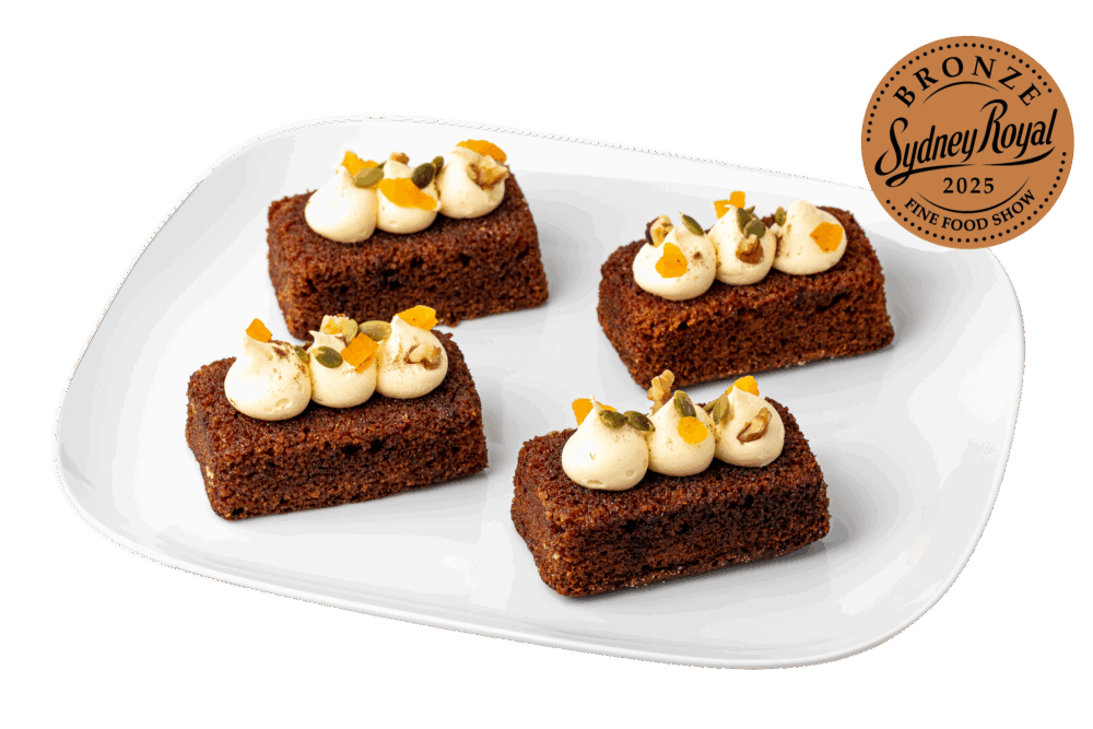 Spiced Carrot & Walnut Cake cut