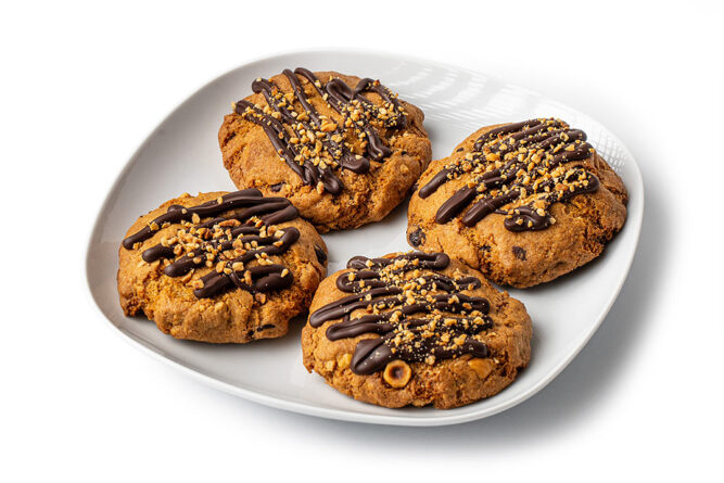 Nutella, Choc Chip & Hazelnut Cookie