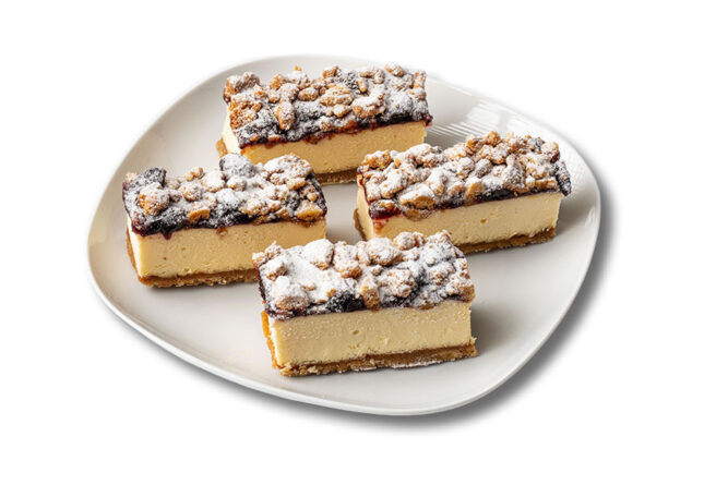Cherry Crumble Cheese cakes in sydney