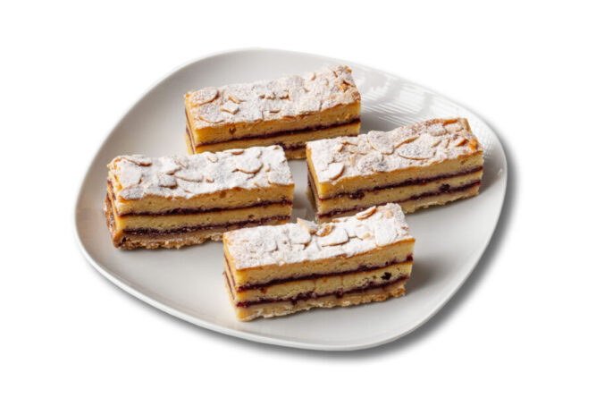Raspberry Bakewell Slices